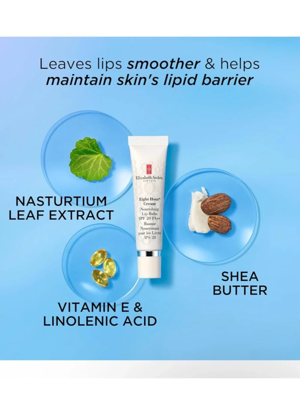 Elizabeth Arden Eight Hour Nourishing Lip Balm Broad Spectrum Sunscreen SPF 20